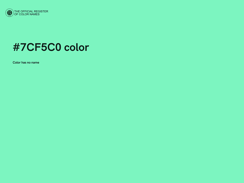 #7CF5C0 color image