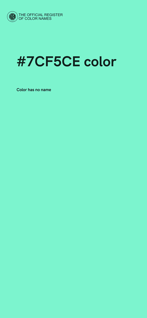 #7CF5CE color image