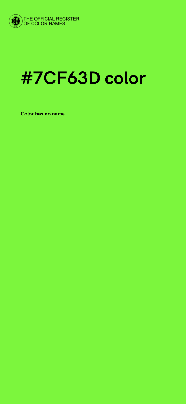 #7CF63D color image