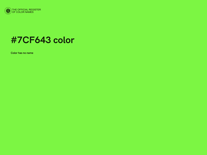 #7CF643 color image