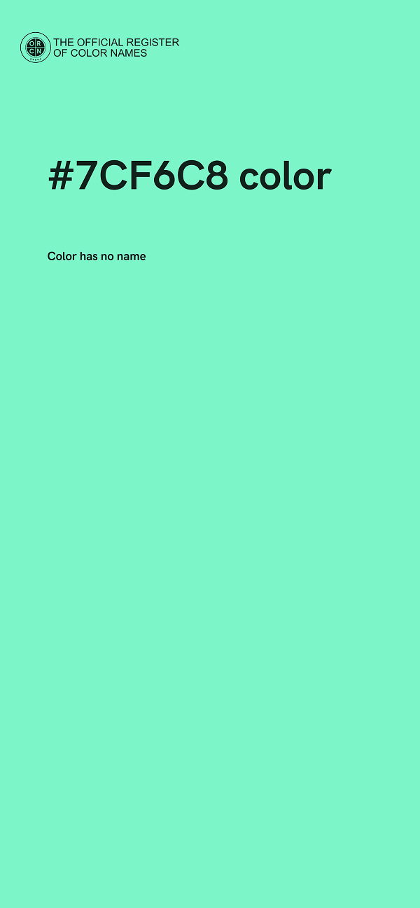 #7CF6C8 color image