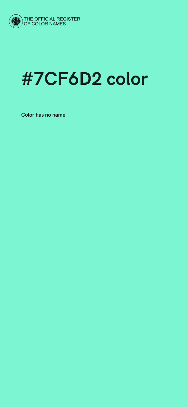 #7CF6D2 color image