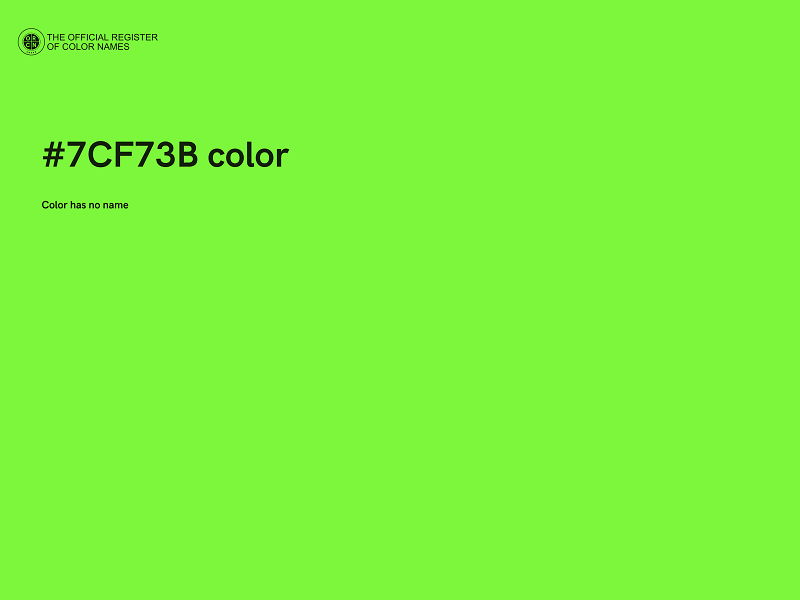 #7CF73B color image