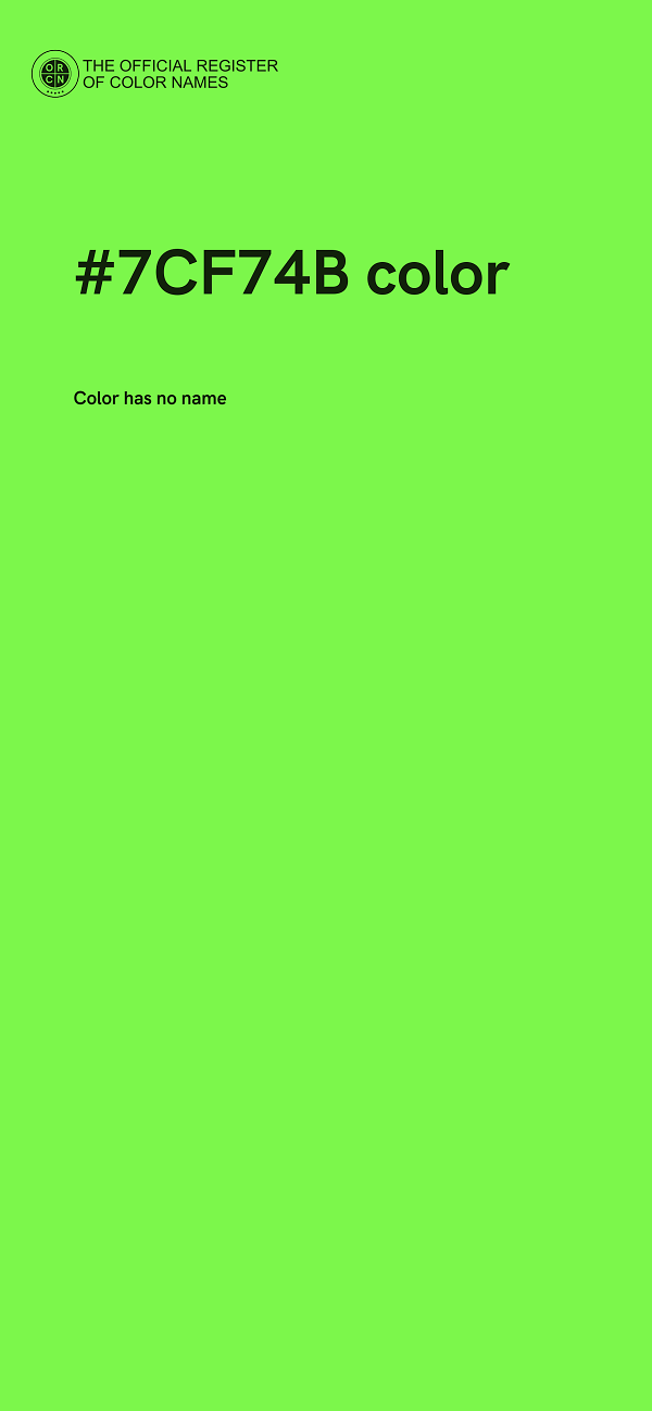 #7CF74B color image