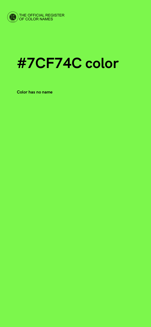 #7CF74C color image