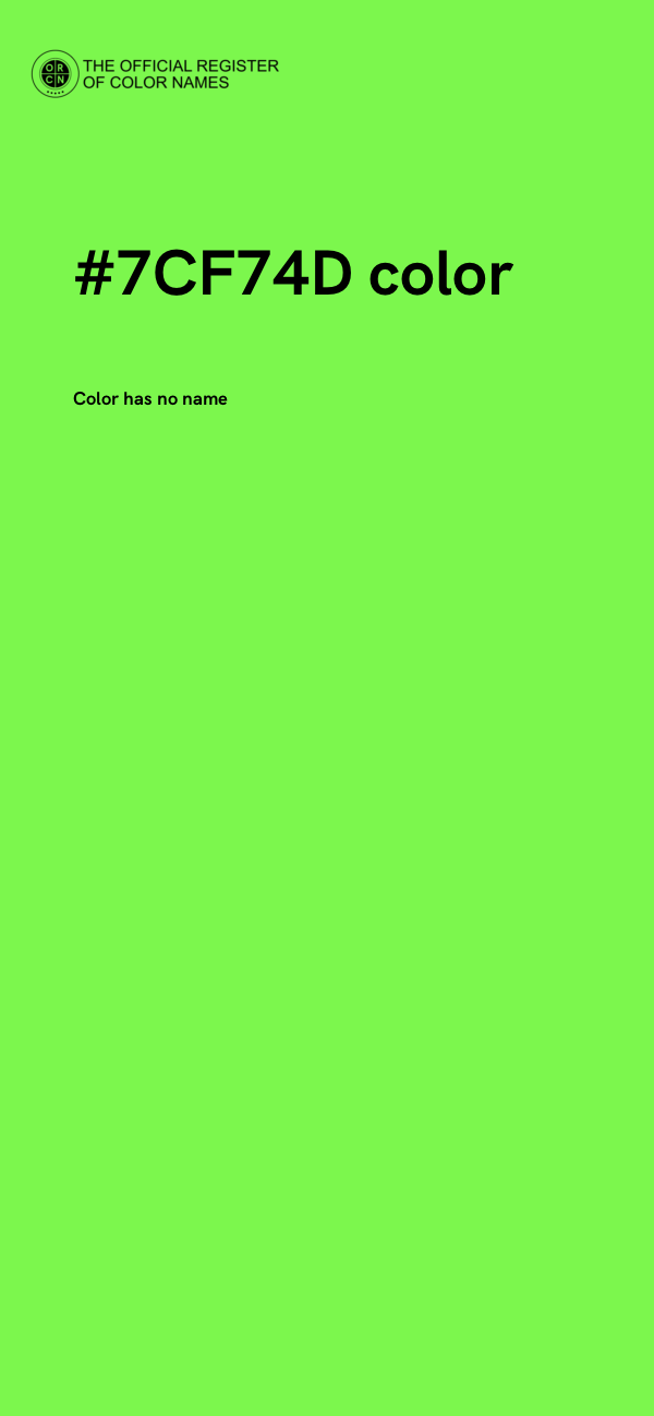 #7CF74D color image