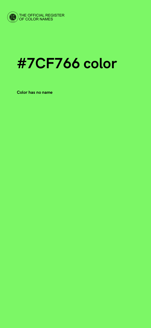 #7CF766 color image
