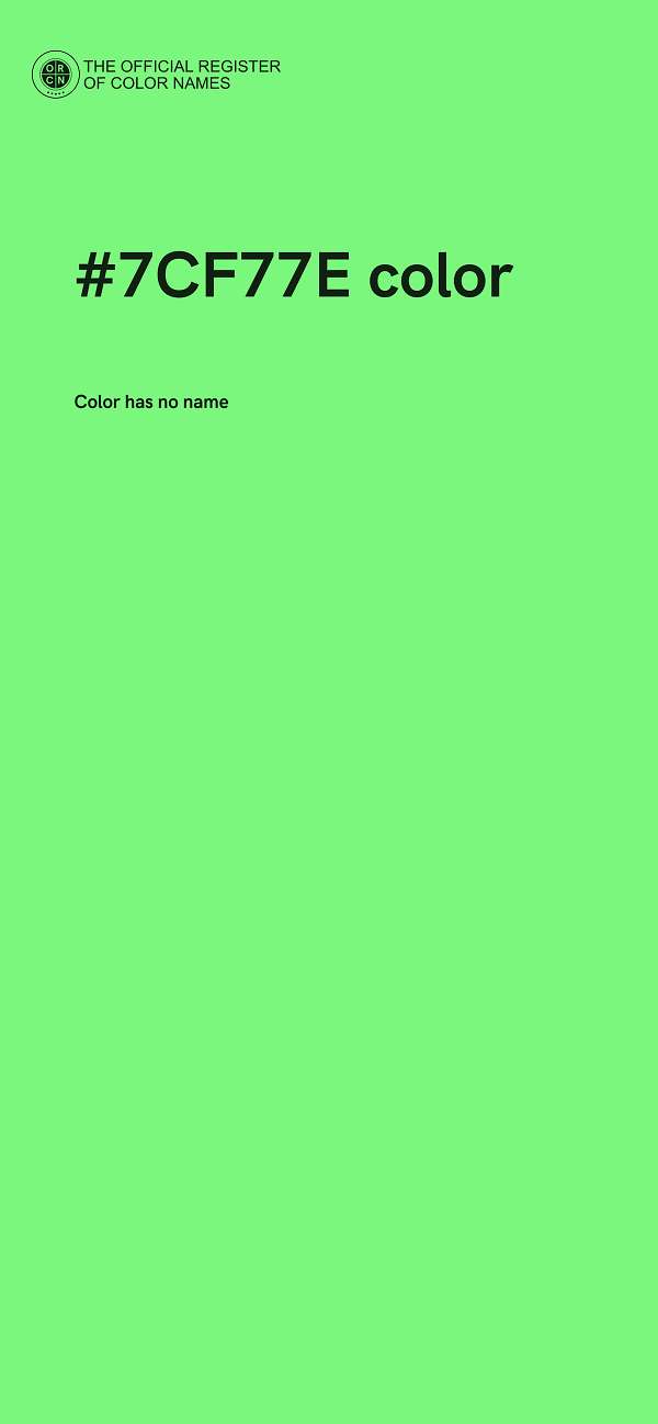 #7CF77E color image