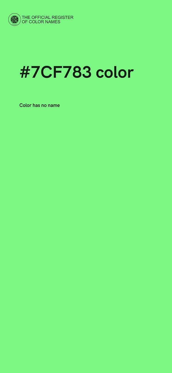 #7CF783 color image