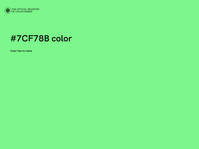 #7CF78B color image