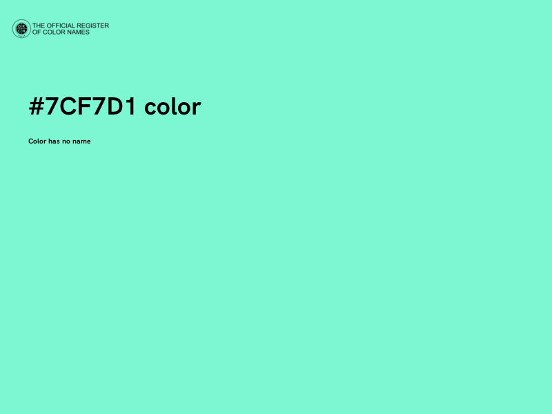 #7CF7D1 color image