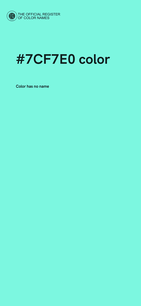 #7CF7E0 color image
