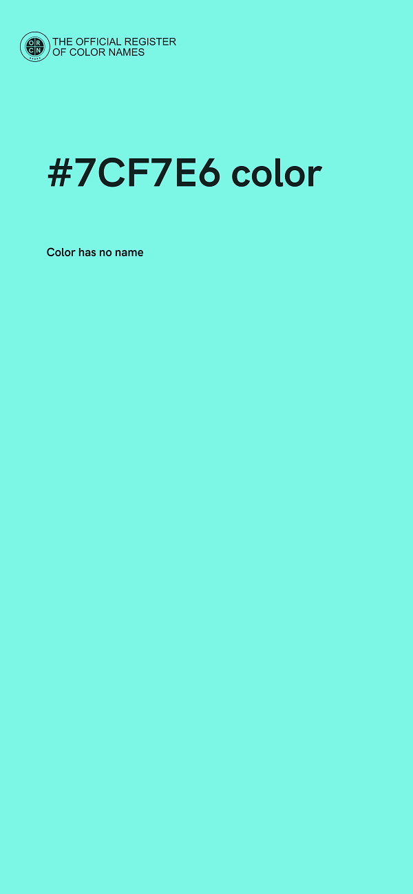 #7CF7E6 color image