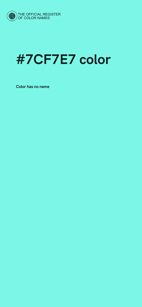 #7CF7E7 color image