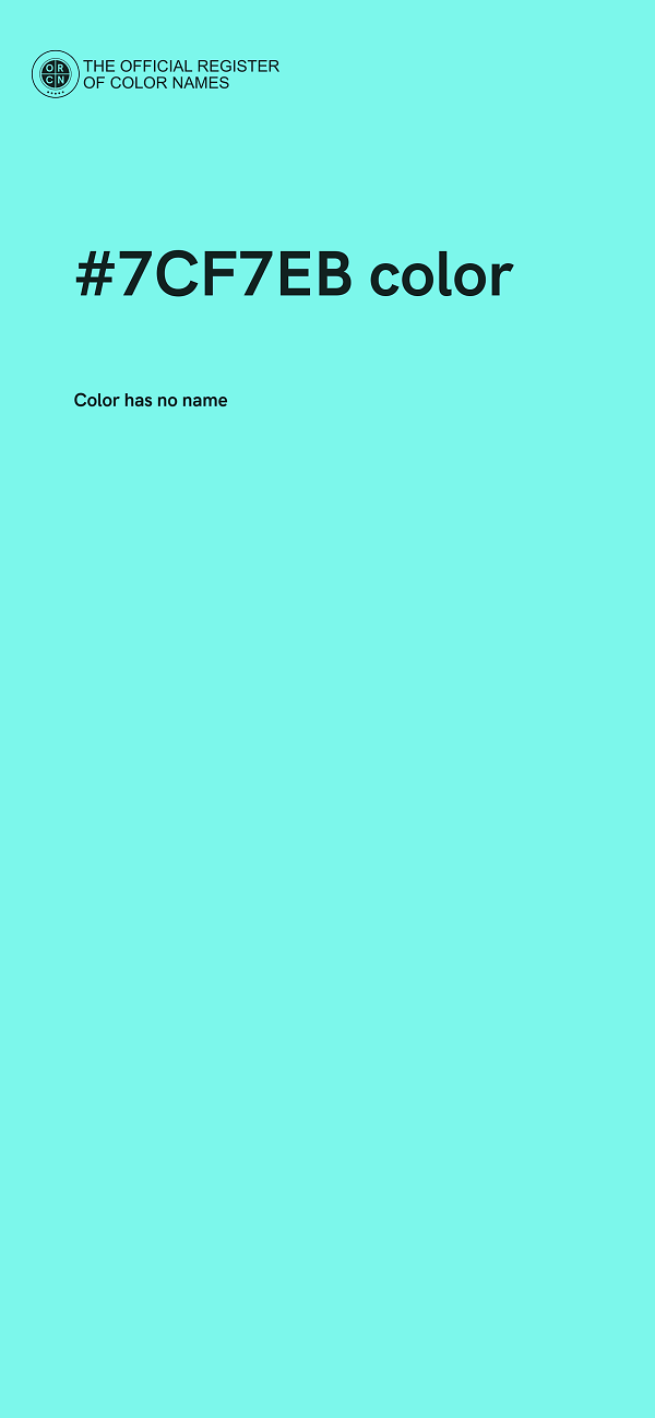 #7CF7EB color image