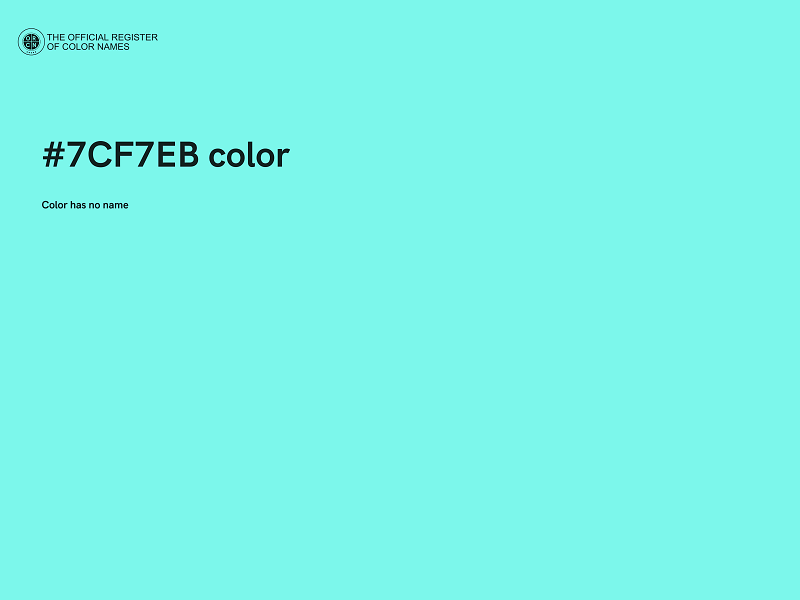 #7CF7EB color image