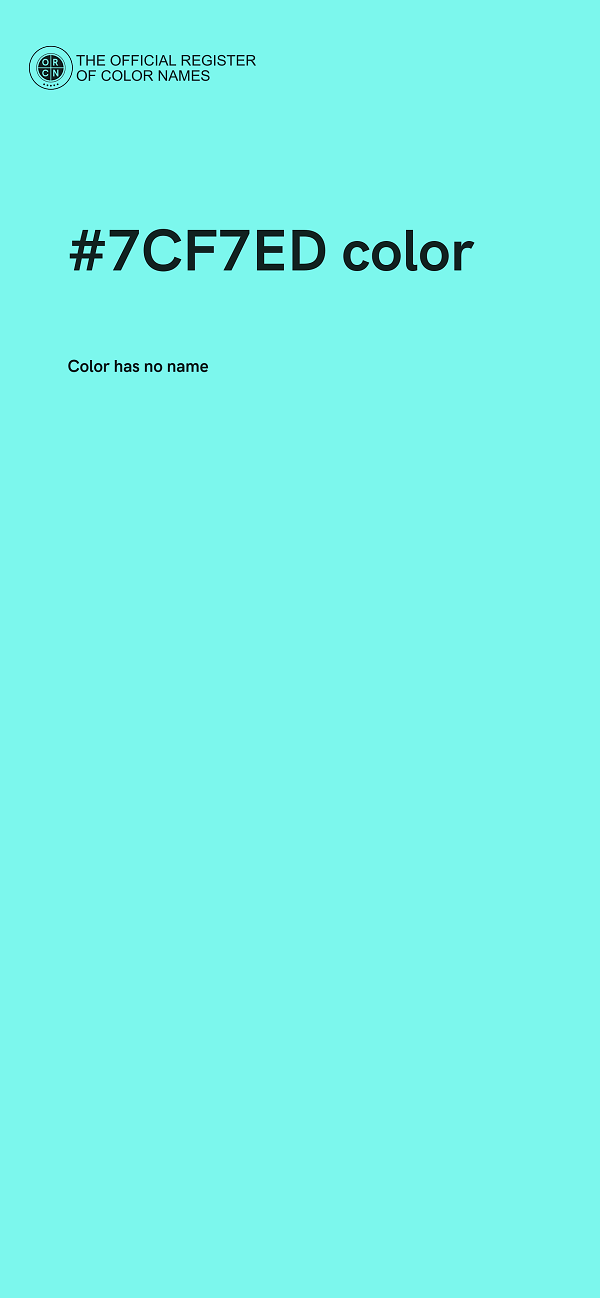 #7CF7ED color image
