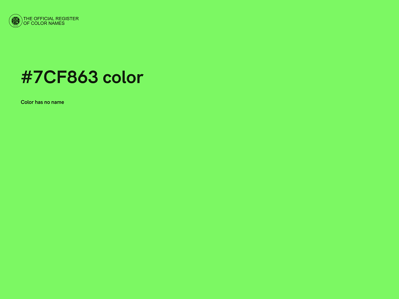 #7CF863 color image