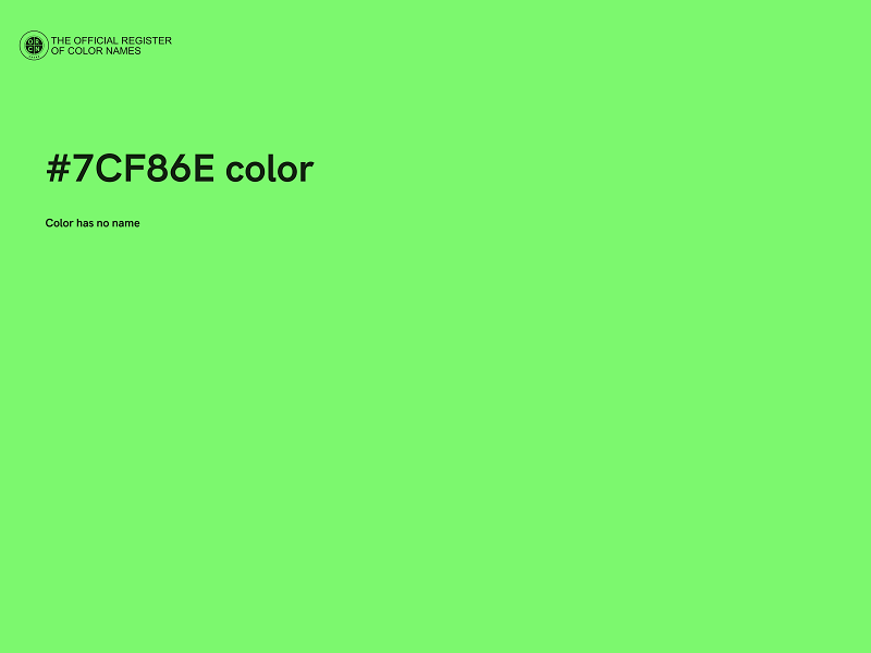 #7CF86E color image