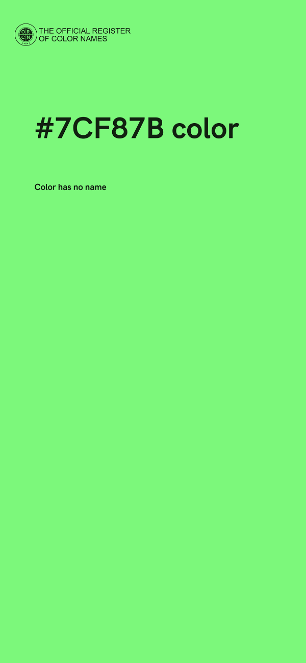 #7CF87B color image