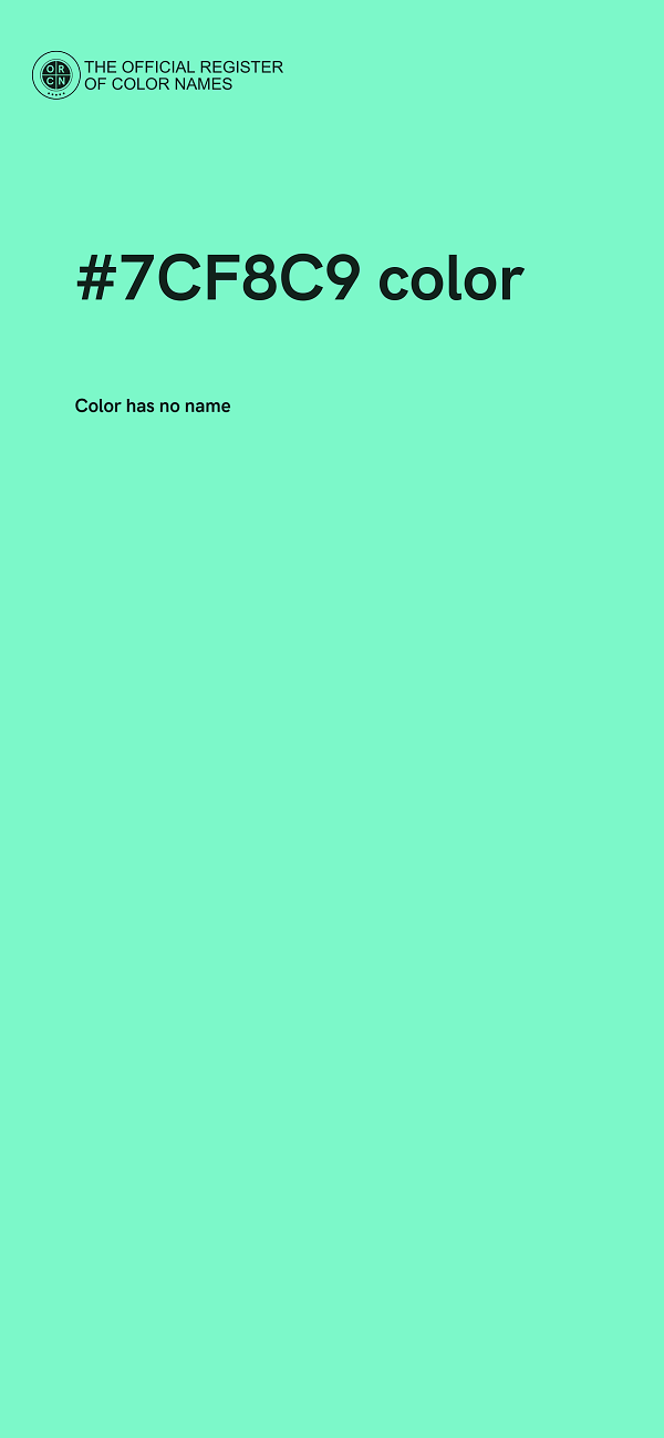 #7CF8C9 color image