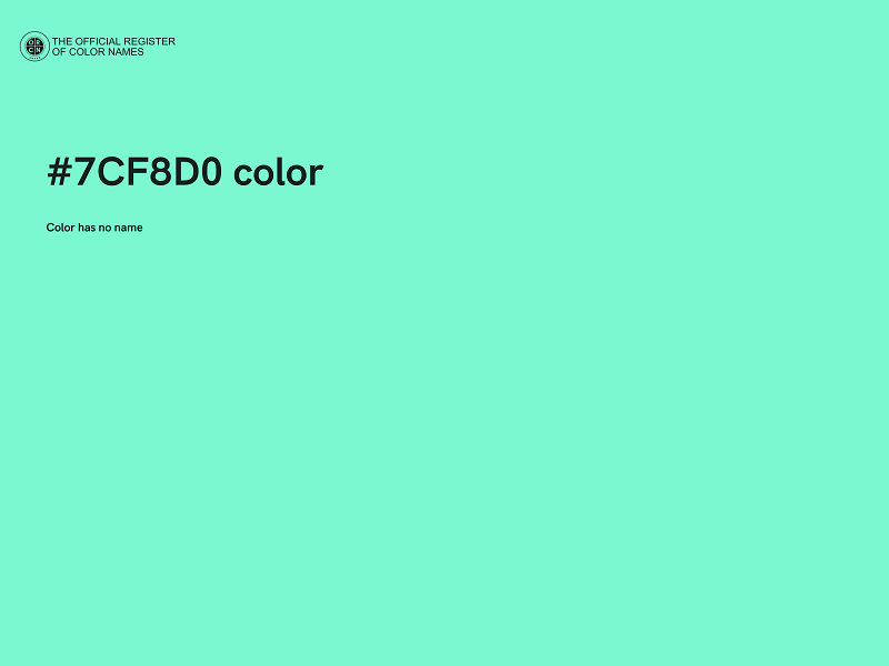#7CF8D0 color image