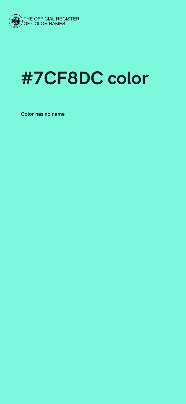 #7CF8DC color image