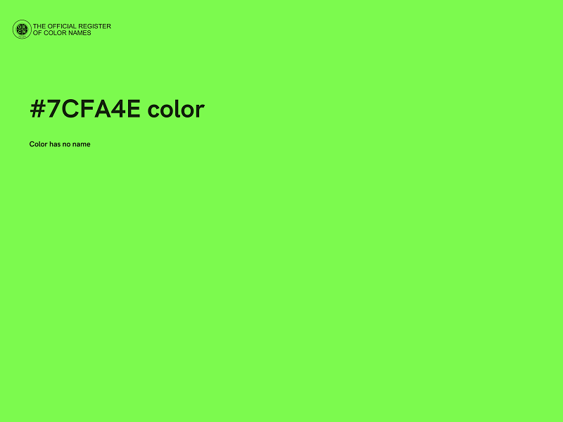 #7CFA4E color image