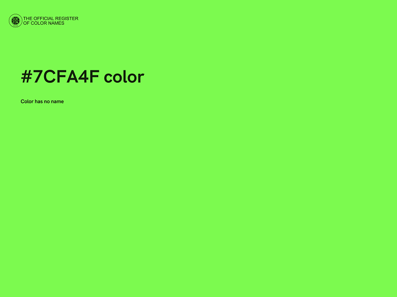 #7CFA4F color image