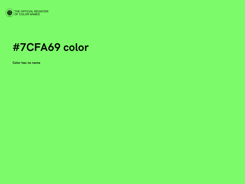 #7CFA69 color image