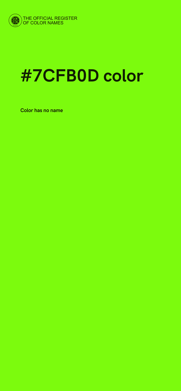 #7CFB0D color image