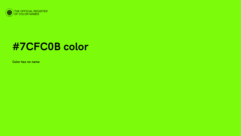 #7CFC0B color image