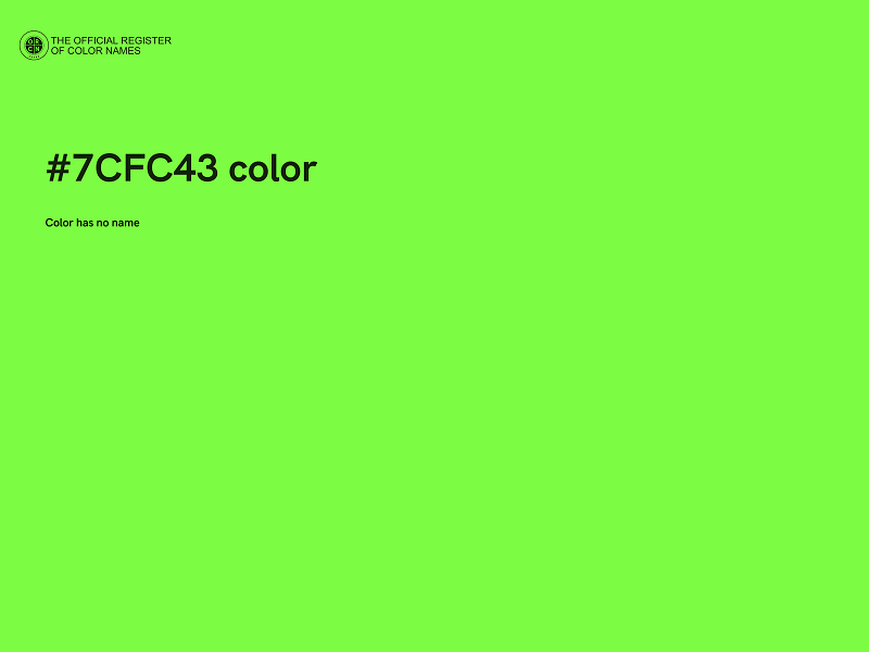 #7CFC43 color image