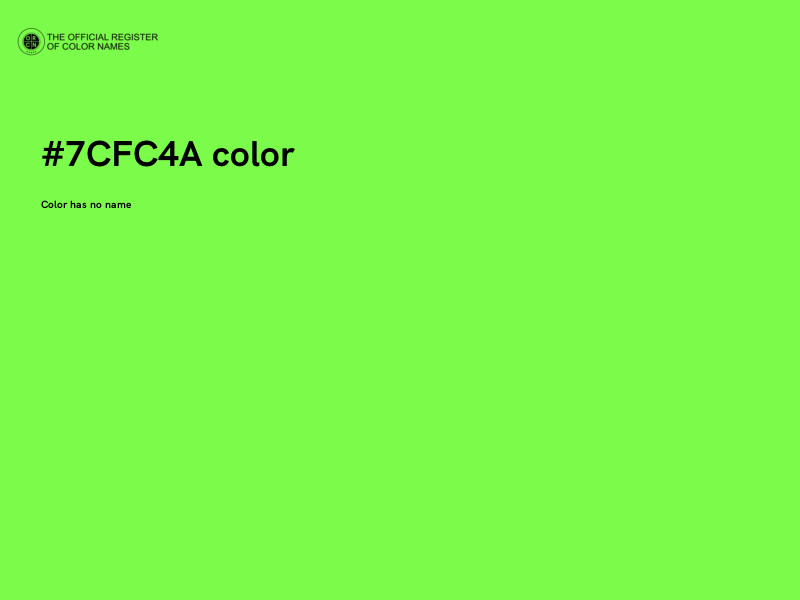 #7CFC4A color image
