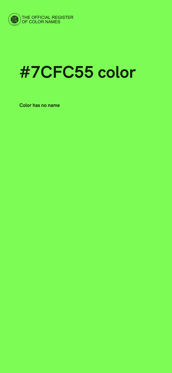 #7CFC55 color image