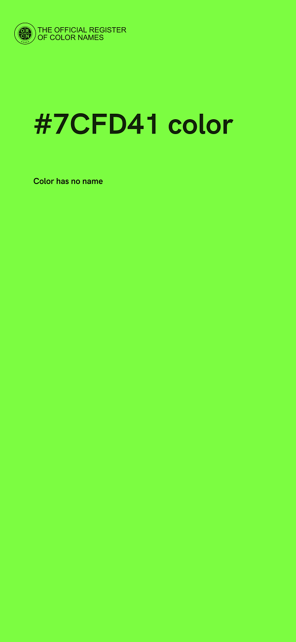 #7CFD41 color image