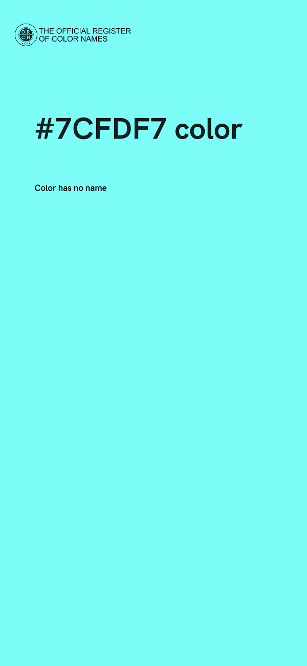 #7CFDF7 color image
