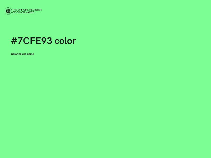 #7CFE93 color image