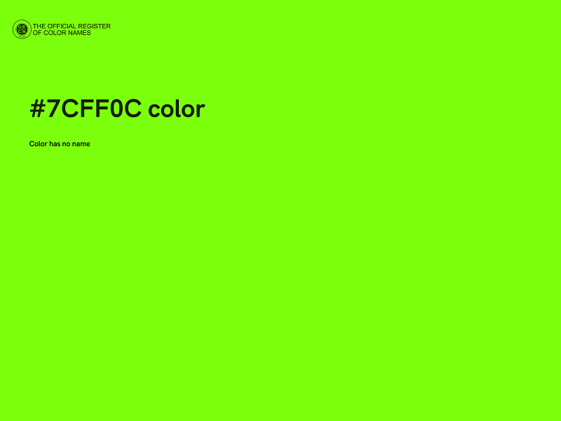 #7CFF0C color image