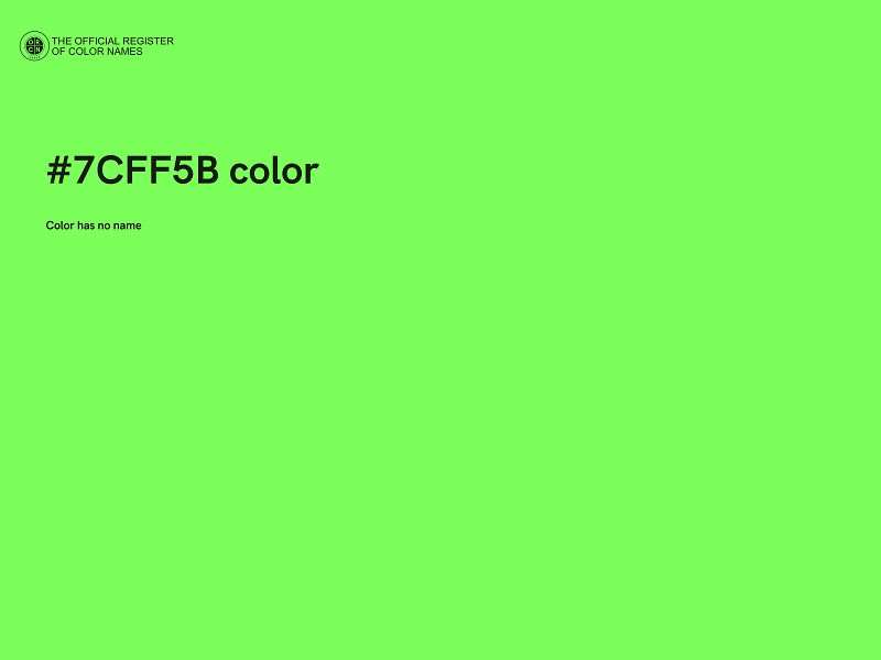 #7CFF5B color image