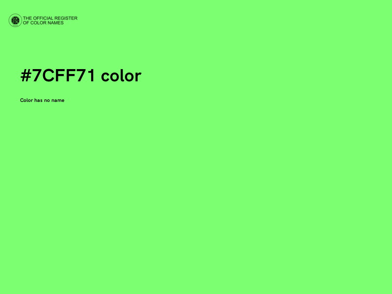 #7CFF71 color image