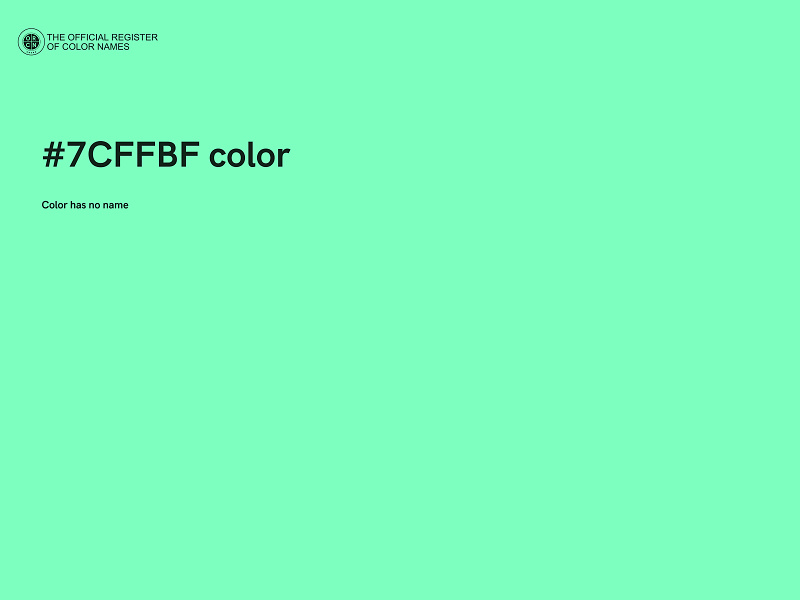 #7CFFBF color image