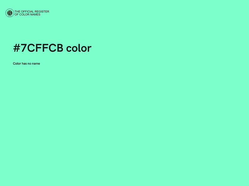 #7CFFCB color image