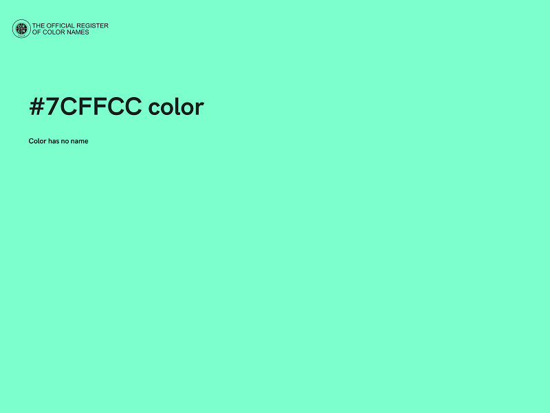 #7CFFCC color image