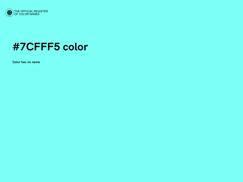 #7CFFF5 color image