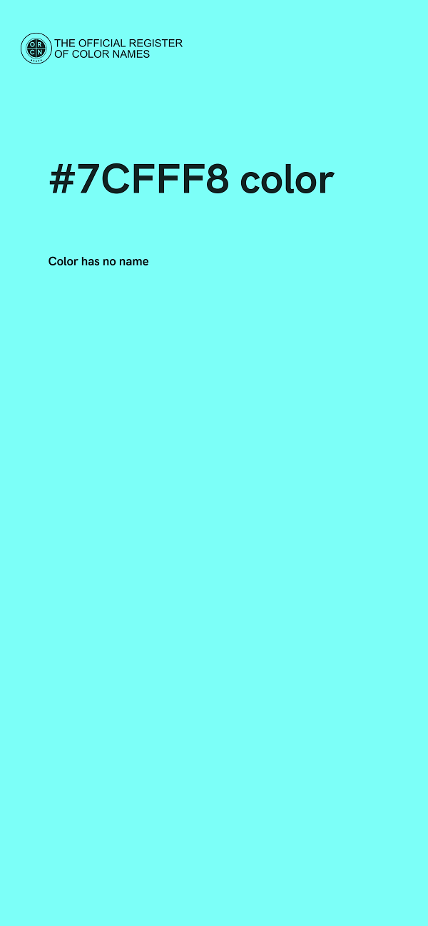 #7CFFF8 color image