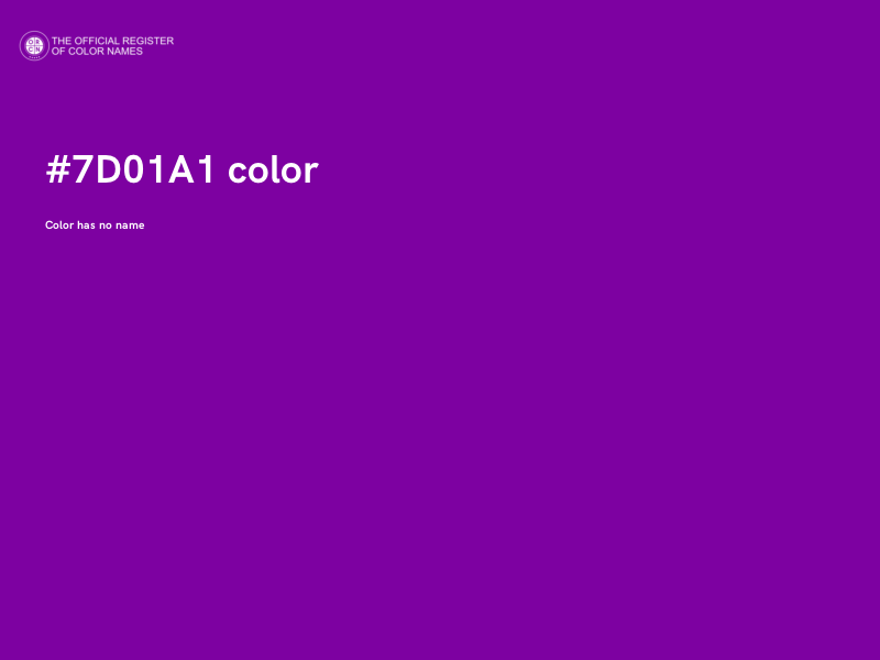 #7D01A1 color image