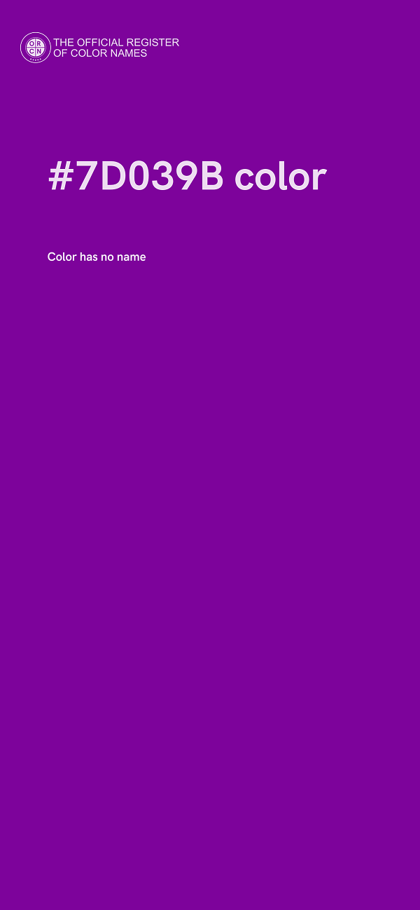 #7D039B color image