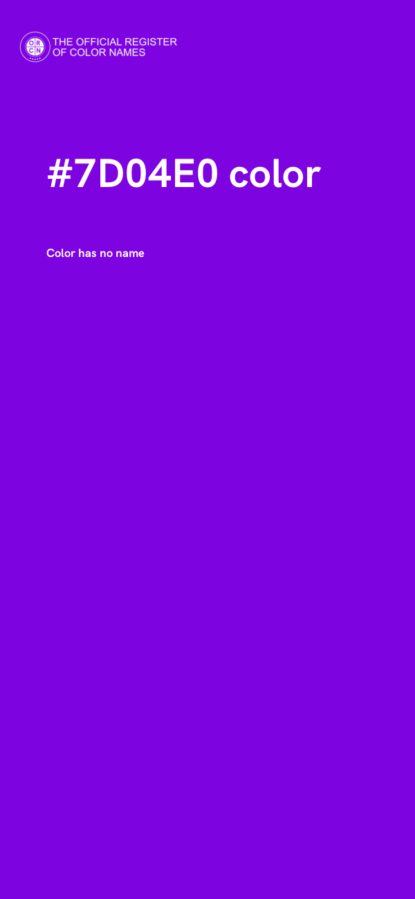 #7D04E0 color image