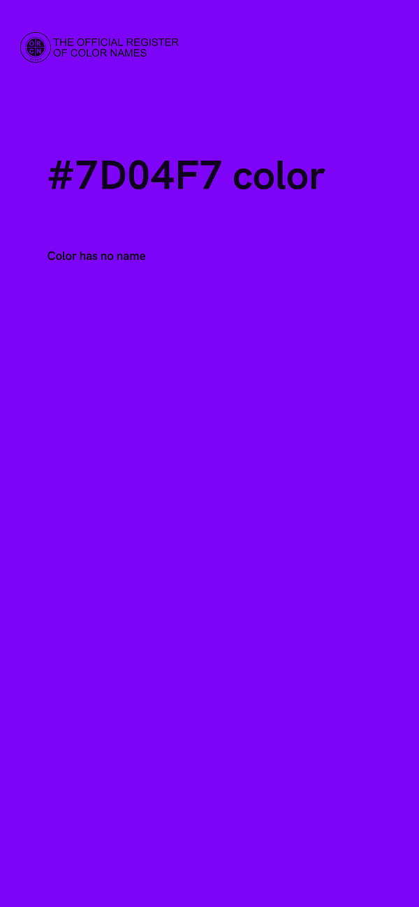 #7D04F7 color image